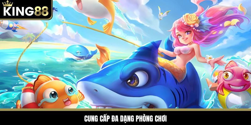 Nhân Ngư Fishing cung cấp đa dạng phòng chơi với nhiều mức cược