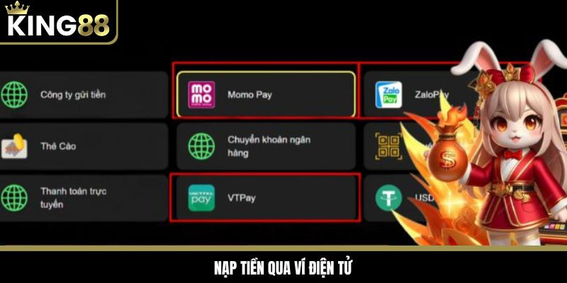 Giao dịch chuyển vốn qua ví điện tử an toàn